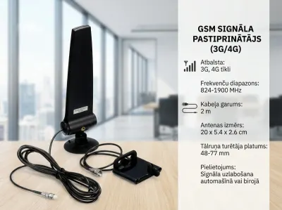 Telefona GSM signāla pastiprinātājs, 3G 4G, tīkli un interneta aprīkojums sludinājums Rīgā 2