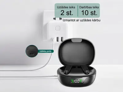 Bluetooth-усилители звука с приложением и зарядным чехлом, оптика, слуховые аппараты, медицинские вспомогательные средства ad в Риге 6