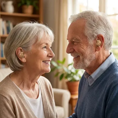 2 in-the-ear invisible hearing aids—mini, lightweight, and with crystal-clear sound, optics, hearing aids, health aids ad in Riga 3
