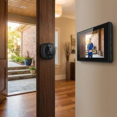 Digital Door Viewer with Camera, 4.5" Full HD 1080P, video and security systems ad in Riga 3