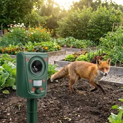 Ultrasonic animal repeller with a PIR motion sensor for the garden, cats, foxes, and..., animal feed, products and services ad in Riga 5