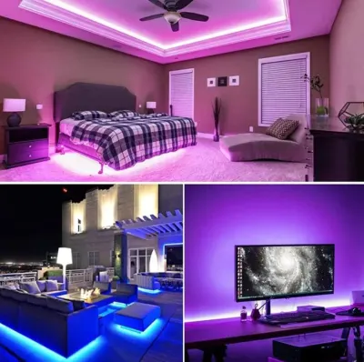 Led lenta 5m, 3528 mitruma izturīgā, silikona apvalkā, ar barošanas bloku 12v 3a, mēbeles un interjers, apgaismojums sludinājums Rīgā 5