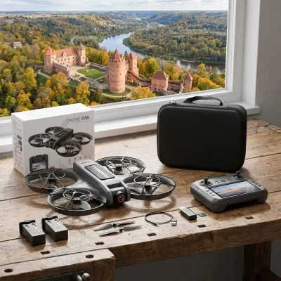 SkyMaster S156 4.5 collu HD Pro Drons ar Optisko Plūsmu un Divām Kamerām, rotaļlietas sludinājums Rīgā 5