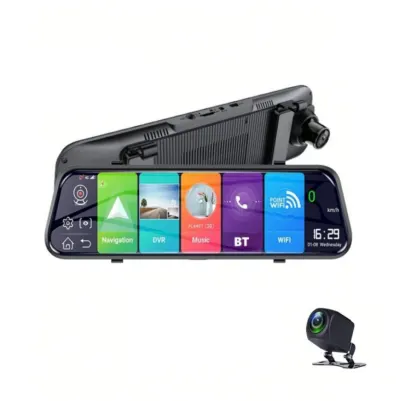 Auto videoreģistrators Android 8.1 4G navigators 10 collas Bluetooth, video un drošības sistēmas sludinājums Rīgā 3