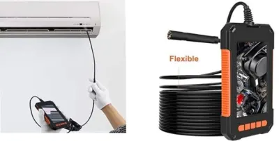 10M HD endoscope camera, IP67, 8 mm, 4.3" LCD screen, borescope, 1080p inspection camera..., video and security systems ad in Riga 3