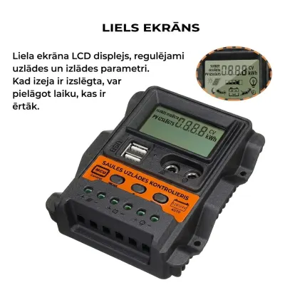 30A Solar Panel Charge Controller, networking and internet equipment ad in Riga 7
