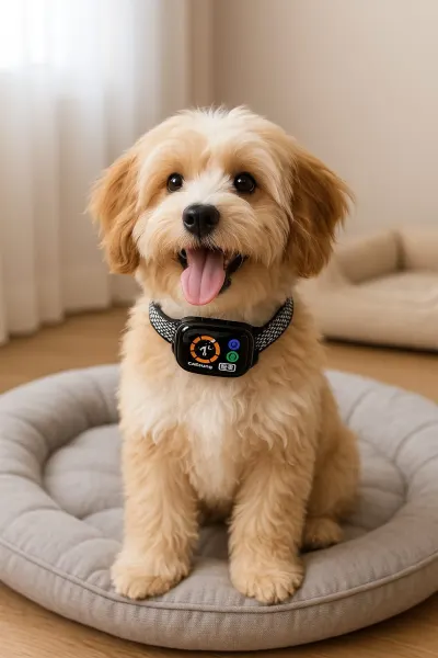 Mini Dog Anti-Barking Collar (Gentle—Vibration and Ultrasound, No Electric Shocks), optics, hearing aids, health aids ad in Riga 4