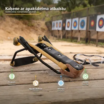 Kaķene - katapulta ar apakšdelma atbalstu, šauj līdz 500m, barība, preces  un piederumi sludinājums Rīgā 2