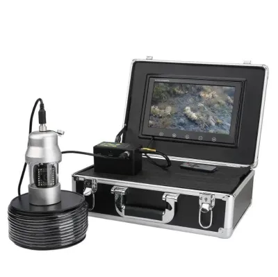 Underwater Camera with 10-Inch Screen, 360-Degree Rotation, 20-Meter Cable, 12V Battery, video and security systems ad in Riga 8