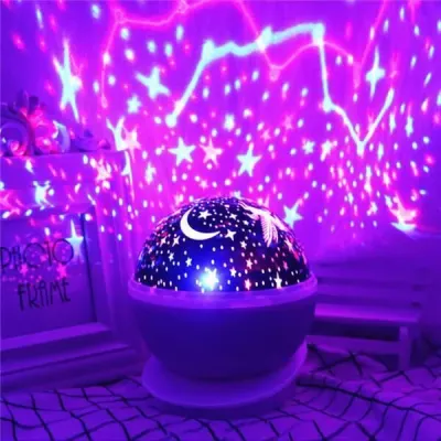 Rotējoša bērnu naktslampiņa ar zvēriņiem 360°, 13 cm, 4xAAA vai USB, rotaļlietas sludinājums Rīgā 1