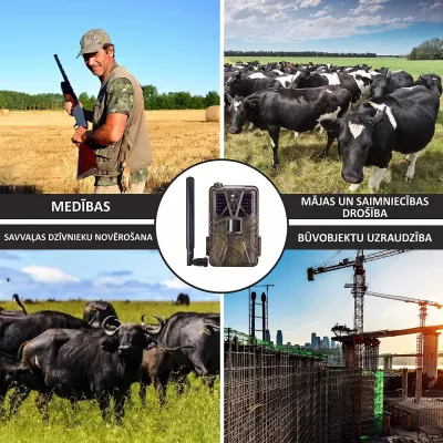 Suntek HC-910Pro 4G Game Camera with 4K Live Streaming, 36 MP,  animal feed, products and services ad in Riga 9