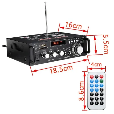 600-watt Audio Amplifier, USB, FM, SD, Bluetooth, 12 V/220 V, tv and electronics ad in Riga 8