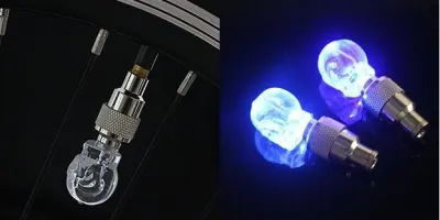 Ventiļa uzgalis Led, Blue Skull, sporta nodarbības, inventārs, piederumi sludinājums Rīgā 7