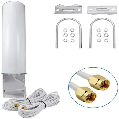 4G antenna for better signal reception, connects to the router (5 m, 4G LTE SMA 12 dBi..., networking and internet equipment ad in Riga 9