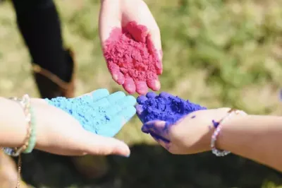 РАСПРОДАЖА — «Holy Powder» 6 × 100 г — УФ-краски для фестивалей и вечеринок, мебель и интерьер, освещение ad в Риге 4