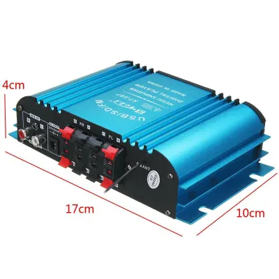 Hi-Fi 350W Audio Amplifier, 4 Channels, FM Radio, USB, tv and electronics ad in Riga 7