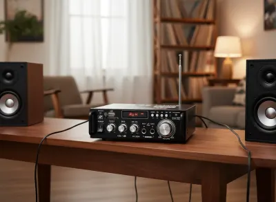 600-watt Audio Amplifier, USB, FM, SD, Bluetooth, 12 V/220 V, tv and electronics ad in Riga 6
