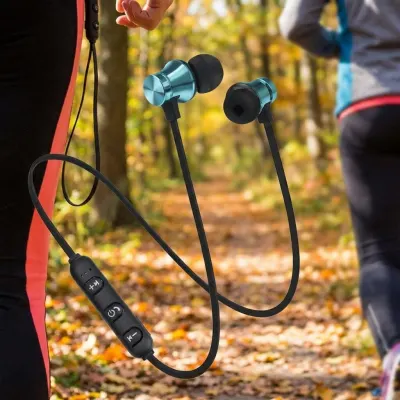 Bluetooth 4.2 stereo bezvadu austiņas ar mikrofonu, aksesuāri un viedierīces sludinājums Rīgā 1