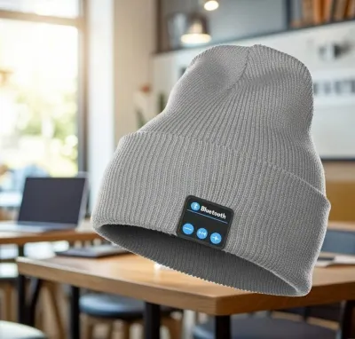 SALE - Wireless Bluetooth hat with built-in headphones and microphone (USB..., accessories and smart devices ad in Riga 1