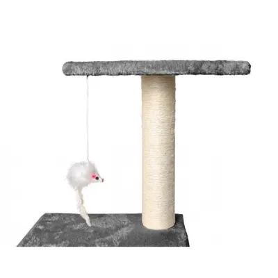 3-Story Cat House with Scratching Post, 90 cm, Gray,  animal feed, products and services ad in Riga 6