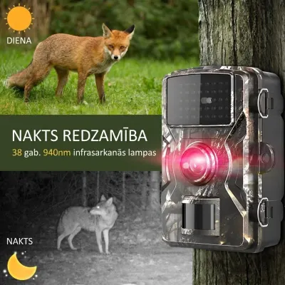Mini Forest Camera (16MP, LCD screen, photo/video) game camera, video and security systems ad in Riga 5