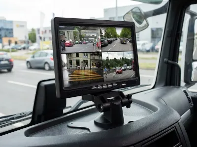 12V/24V Monitor, designed for 4 cameras, video and security systems ad in Riga 3