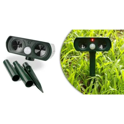 Ultrasonic animal repeller, solar-powered,  animal feed, products and services ad in Riga 8