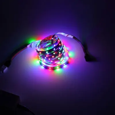 RGB 3528 LED Strip, with Remote Control and Adapter, furniture and interior, lighting ad in Riga 3