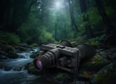 4K монокуляр ночного видения с дальностью обзора 600 м и креплением на шлем — 1968 м, инфракрасный..., видеонаблюдение и системы безопасности ad в Риге 5