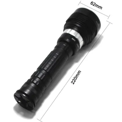 Underwater Flashlight with 7 LEDs (XM-L2 LED; 8,000 lumens; 200 m; Rechargeable), furniture and interior, lighting ad in Riga 10