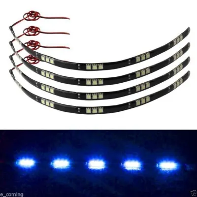 Automašīnas LED apgaismojuma komplekts 4x30cm zils 5050 ūdensdrošs, mēbeles un interjers, apgaismojums sludinājums Rīgā 2