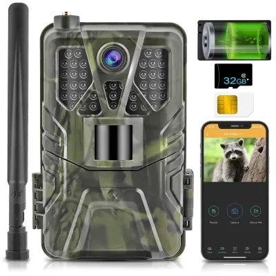Suntek HC-910Pro 4G Game Camera with 4K Live Streaming, 36 MP,  animal feed, products and services ad in Riga 4