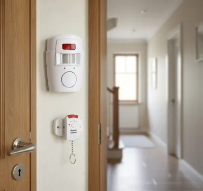 Wireless Alarm System with 2 Remote Controls, 105 dB, video and security systems ad in Riga 5