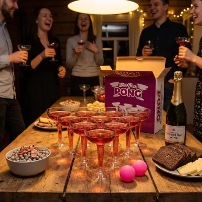 "Prosecco Pong" Party Game Set, furniture and interior, lighting ad in Riga 2