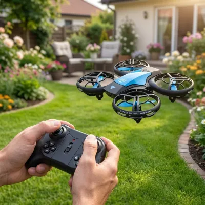 Drone with a 1080p Camera, 2 Batteries, and Smart Features, video and security systems ad in Riga 9