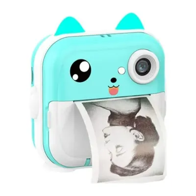 Children's Camera with Polaroid Photo Printing, 24MP, 2.4-inch IPS Display, Bluetooth, 800mAh Battery, Green, video and security systems ad in Riga 10