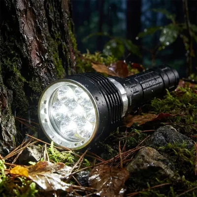 Underwater Flashlight with 7 LEDs (XM-L2 LED; 8,000 lumens; 200 m; Rechargeable), furniture and interior, lighting ad in Riga 5