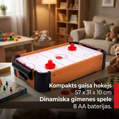 IZPĀRDOŠANA - Gaisa hokejs 57 x 31 x 10 cm, rotaļlietas sludinājums Rīgā 4