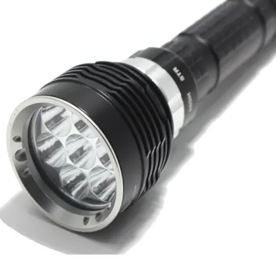 Underwater Flashlight with 7 LEDs (XM-L2 LED; 8,000 lumens; 200 m; Rechargeable), furniture and interior, lighting ad in Riga 7