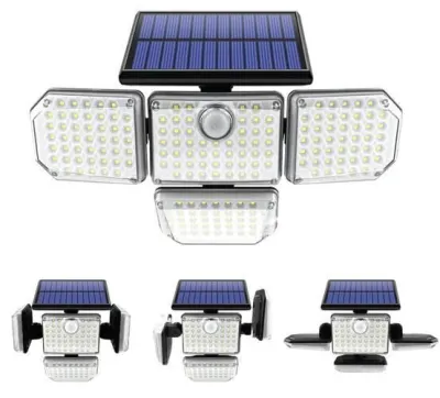 Outdoor Lighting with a Solar Battery/Panel, Garden Night Light with Motion Sensor..., furniture and interior, lighting ad in Riga 3