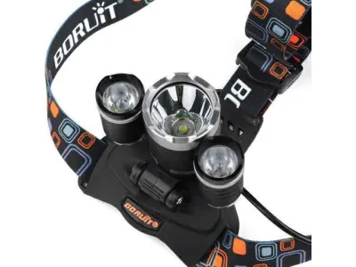 LED Headlamp 3000 LM Black + Batteries and Charger, furniture and interior, lighting ad in Riga 4