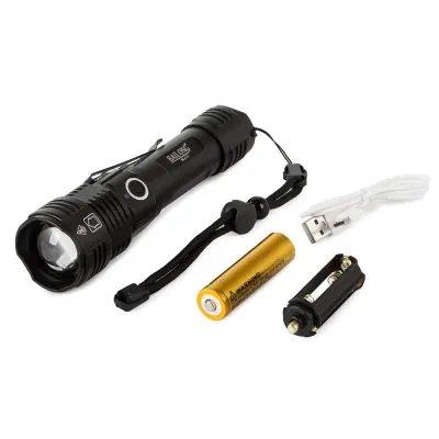 Tactical Hunting Flashlight, 4 Colors, CREE Q5, IPX5, 17 cm, with Rechargeable Battery, furniture and interior, lighting ad in Riga 4