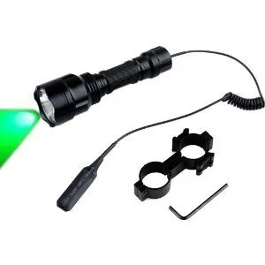 Ultrafire CREE Q 5 (green light) with mount and remote switch, furniture and interior, lighting ad in Riga 2