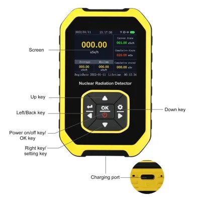 Radiation Detector: Gamma, X, Beta Rays, Sound, Light, Alarm, LCD, furniture and interior, lighting ad in Riga 7