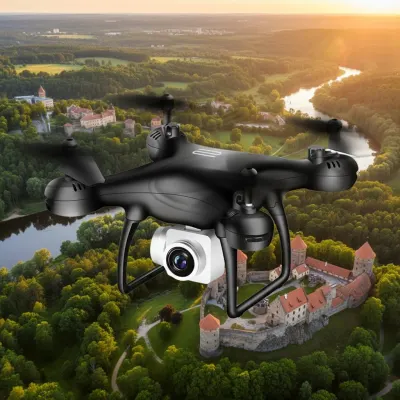 TENXIND 8S Drone with Camera and WiFi, Controlled via Phone—Perfect for Beginners, video and security systems ad in Riga 6