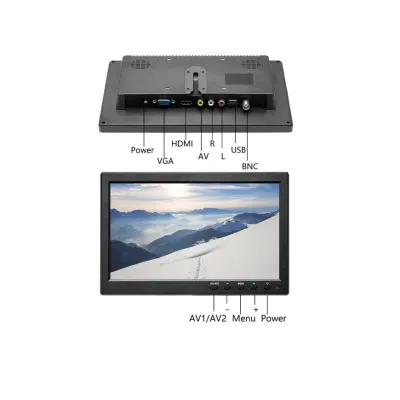 Monitors 10 collas, HDMI/VGA/AV/USB/ PC/TV/DVD 12v un 220v, priekš 2 automašīnas..., video un drošības sistēmas sludinājums Rīgā 4