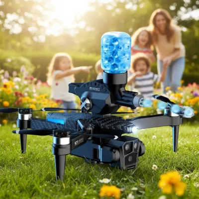 Drons ar 4K HD kameru un bumbīņu šaušanu, 500 m, video un drošības sistēmas sludinājums Rīgā 4