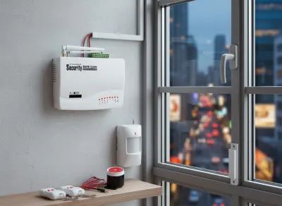 GSM Alarm System with SIM Card, 2 Sensors, and 2 Remotes, video and security systems ad in Riga 1