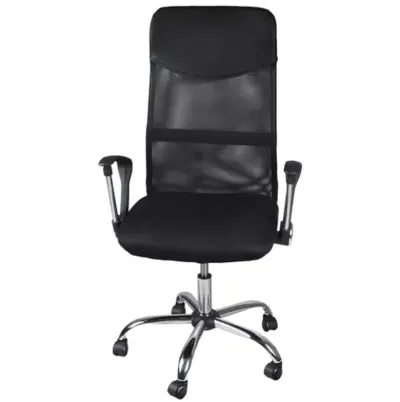 Ergonomisks biroja datorkrēsls siets melns 130 kg sēdeklis 46–57 cm TILT, mēbeles un interjers, apgaismojums sludinājums Rīgā 9