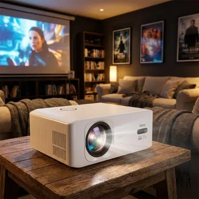 HOCO DT3 Full HD Android Projector with Wi-Fi and Bluetooth – projection capabilities..., tv and electronics ad in Riga 4